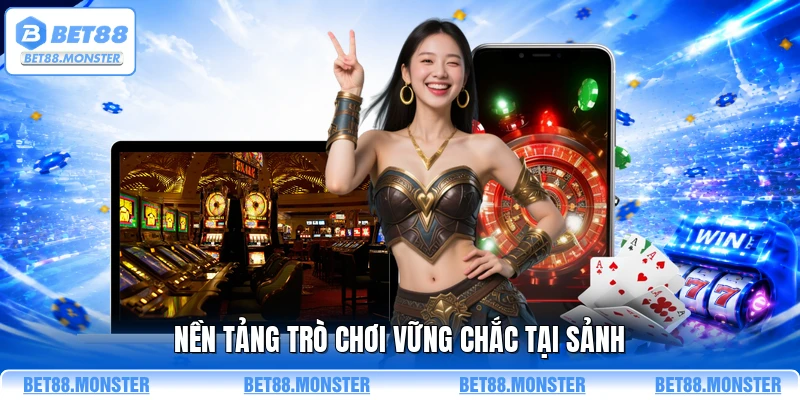 Nền tảng trò chơi vững chắc tại sảnh 